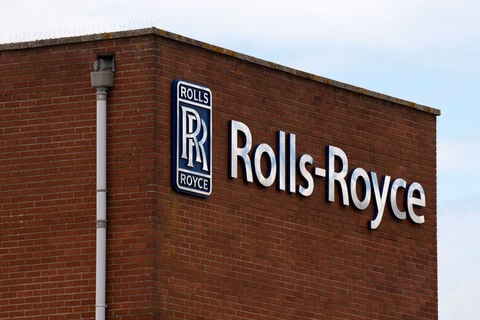 Rolls-Royce share price: the Rolls-Royce logo and sign displayed at its Filton factory
