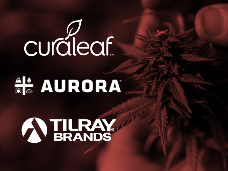 Tilray, Curaleaf and Aurora shares pullback as cannabis stocks slump