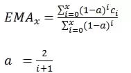 Formel zur Berechnung des EMA