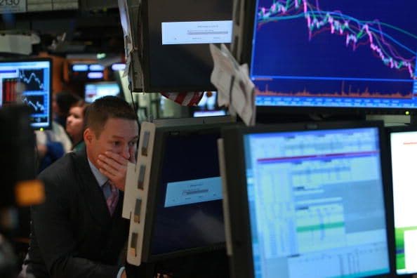 Equities fall amid health worries, dollar pops