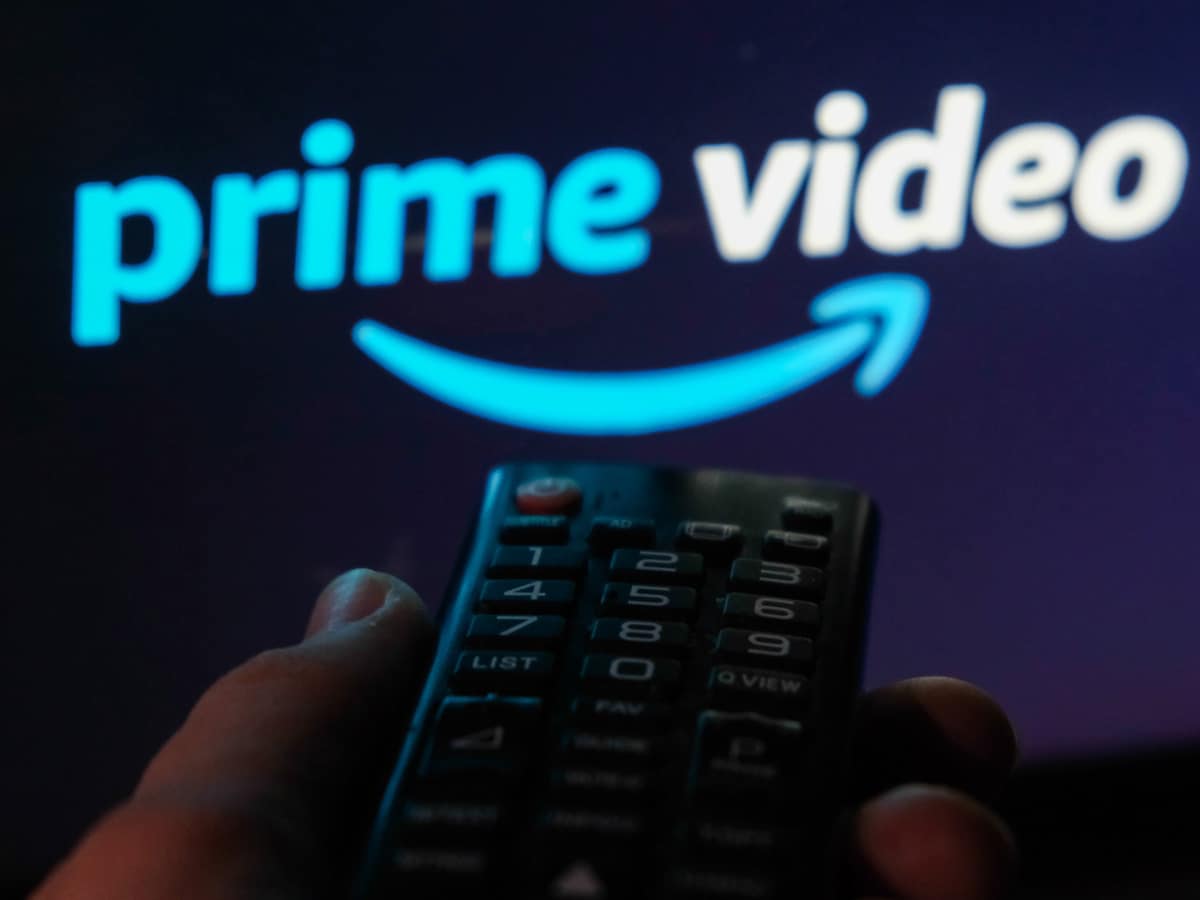 Amazon share price: Amazon prime video logo