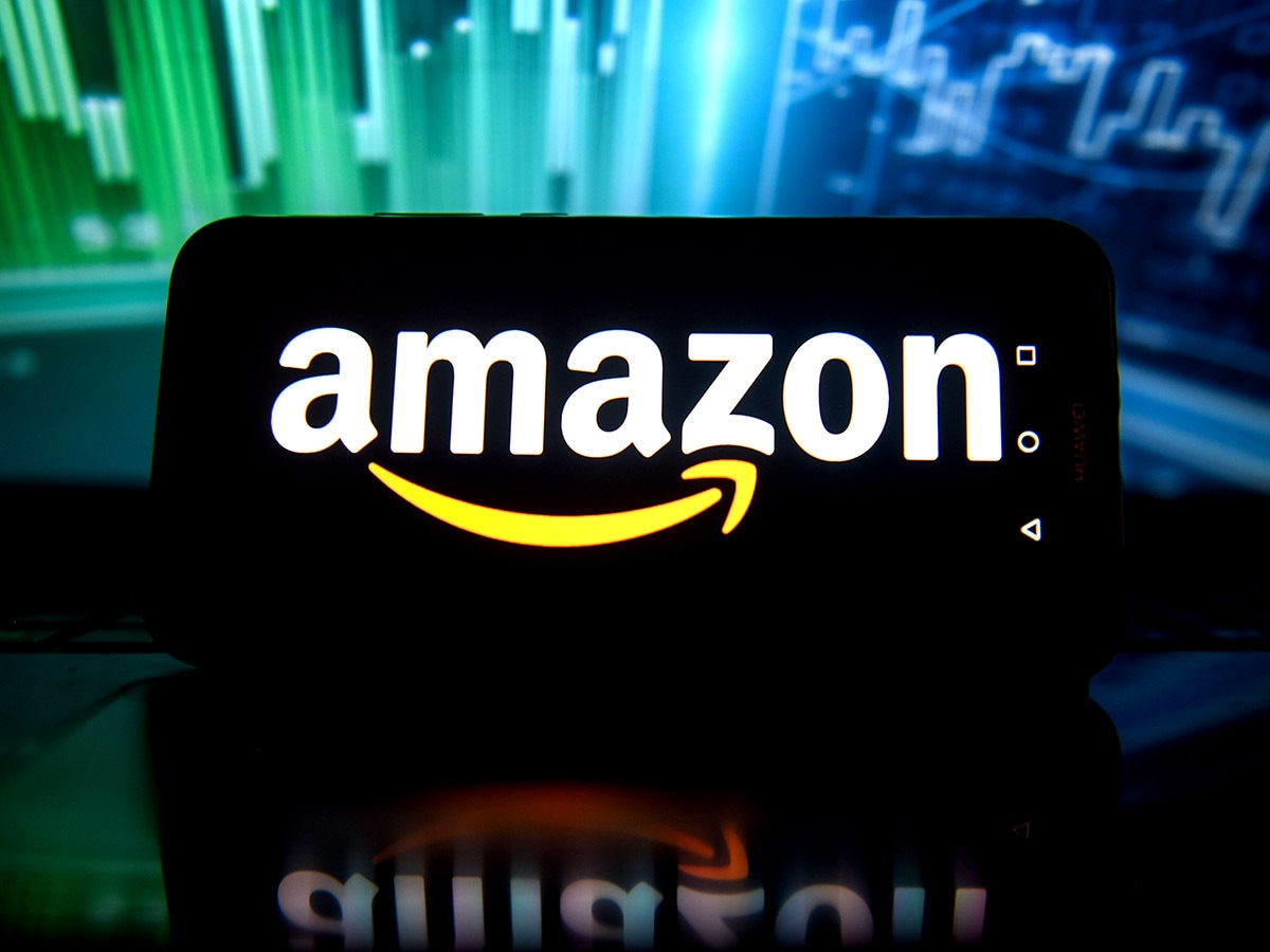 Amazon share price: Amazon logo