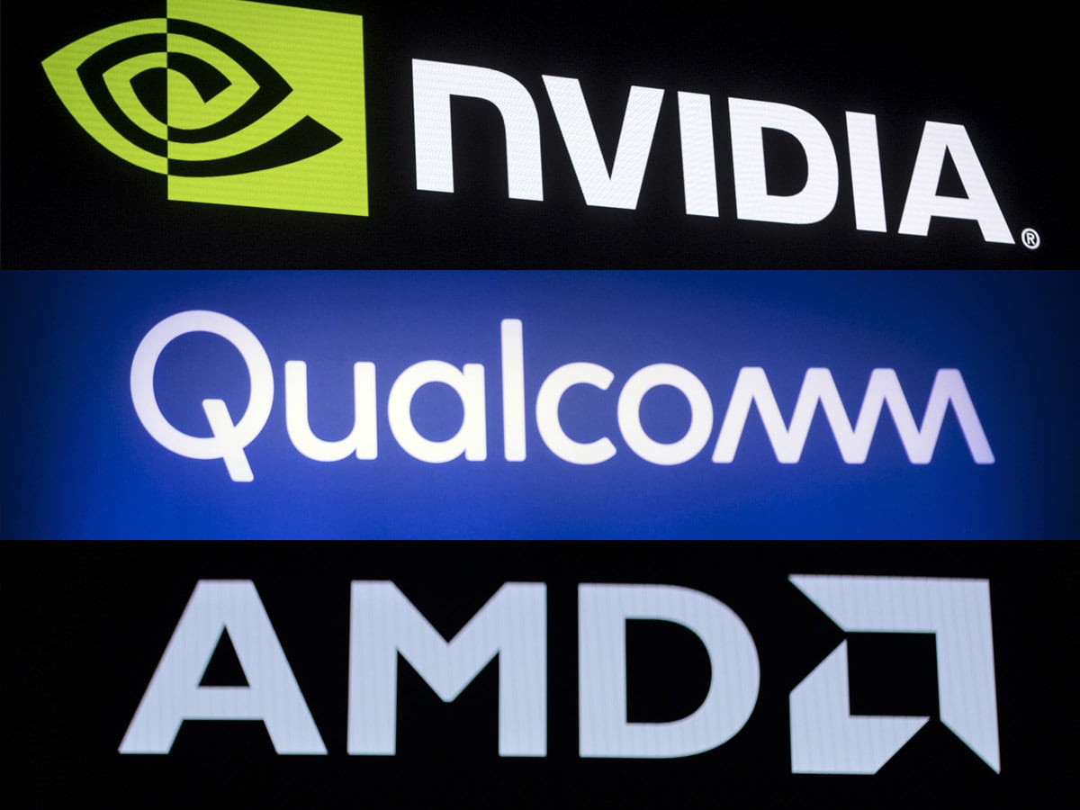 AMD, Nvidia and Qualcomm’s share prices: 3 chipmakers growing in value