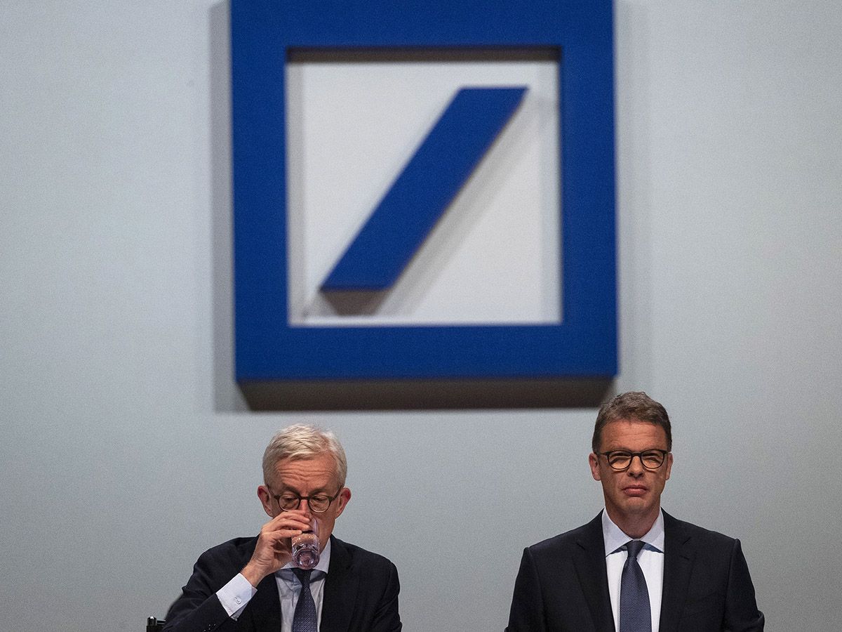 Hope for Deutsche Bank’s share price despite German recession fears?