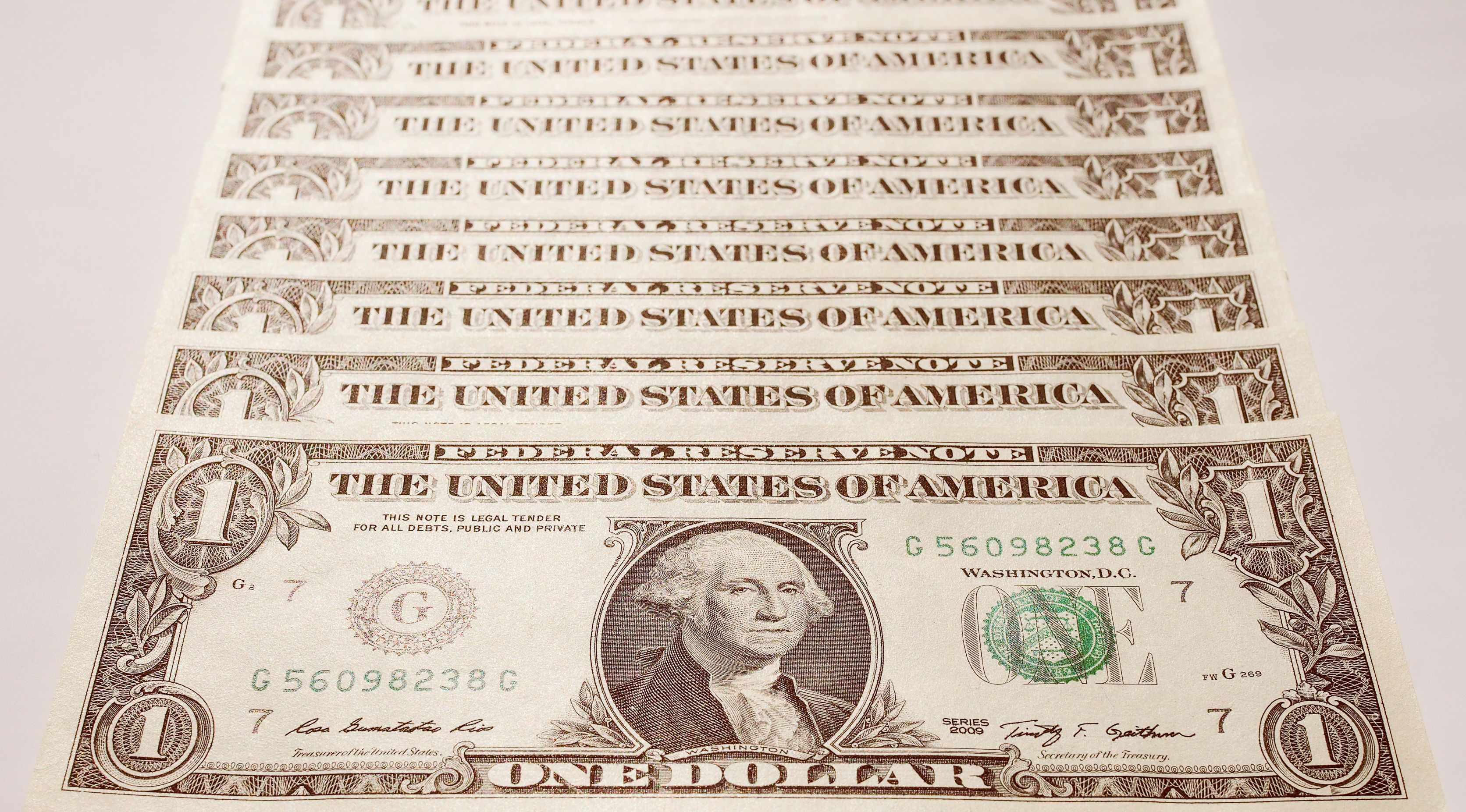 US dollar bills