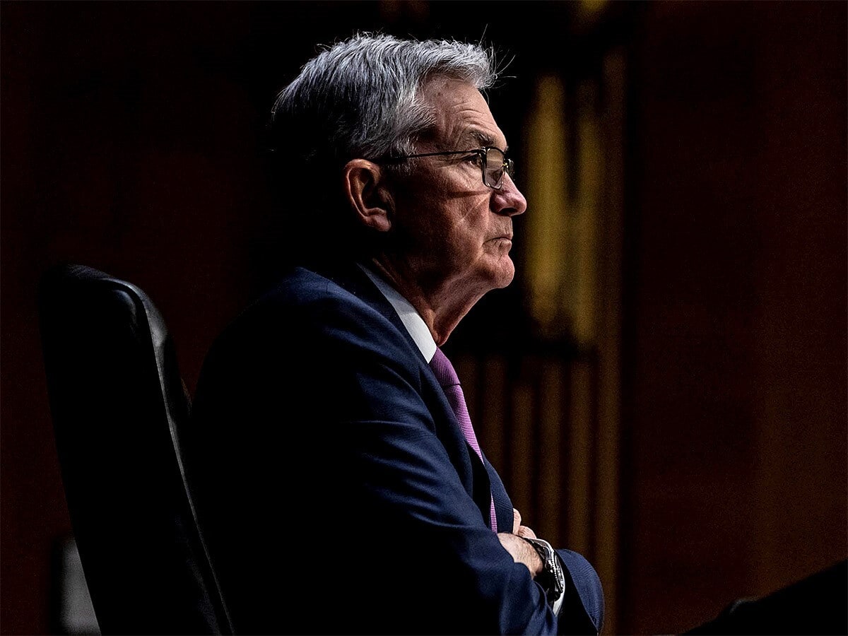 Image shows Federal Reserve chair Jerome Powell