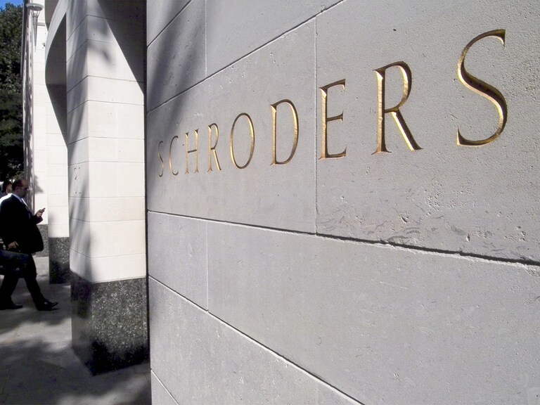 Schroders stock split initially boosts shares before resuming selloff