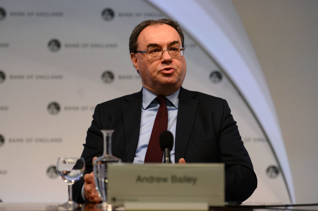 Andrew Bailey Bank of England governor