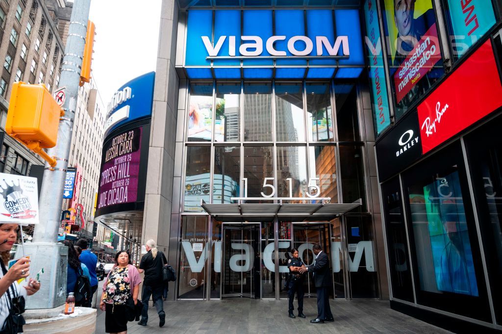 CBS Viacom sharp sell-off on Friday