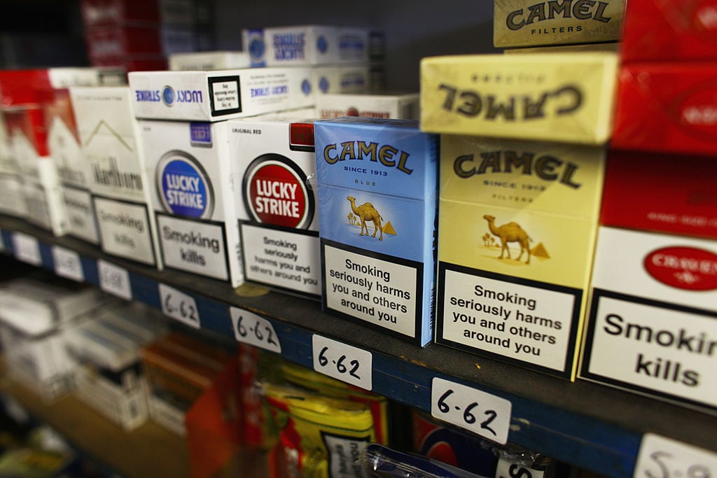Tobacco stocks act as a drag