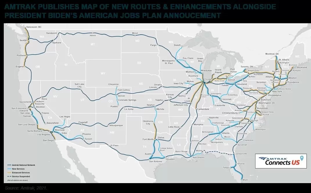 Which themes are set to benefit from the US infrastructure plan?