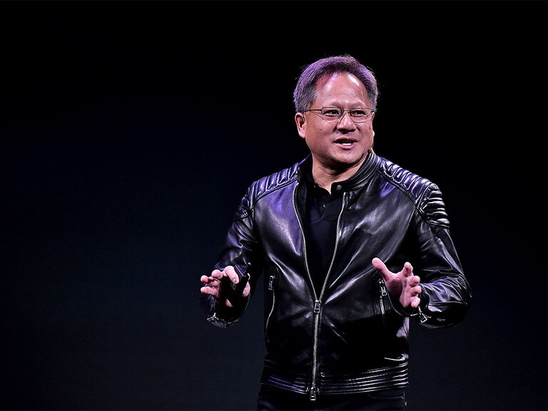 Nvidia share price boosted by demand for AI chips