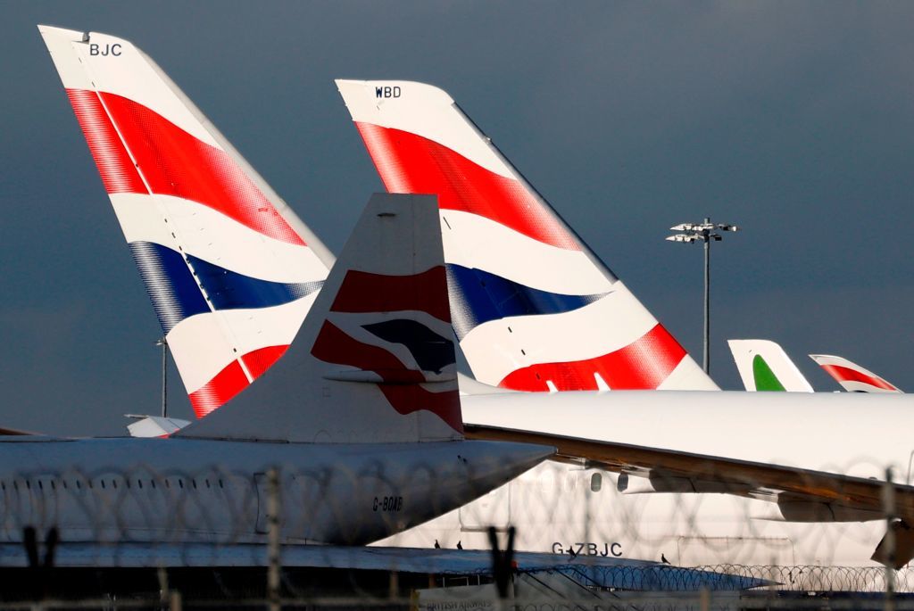 IAG share price: British Airways livery on two planes