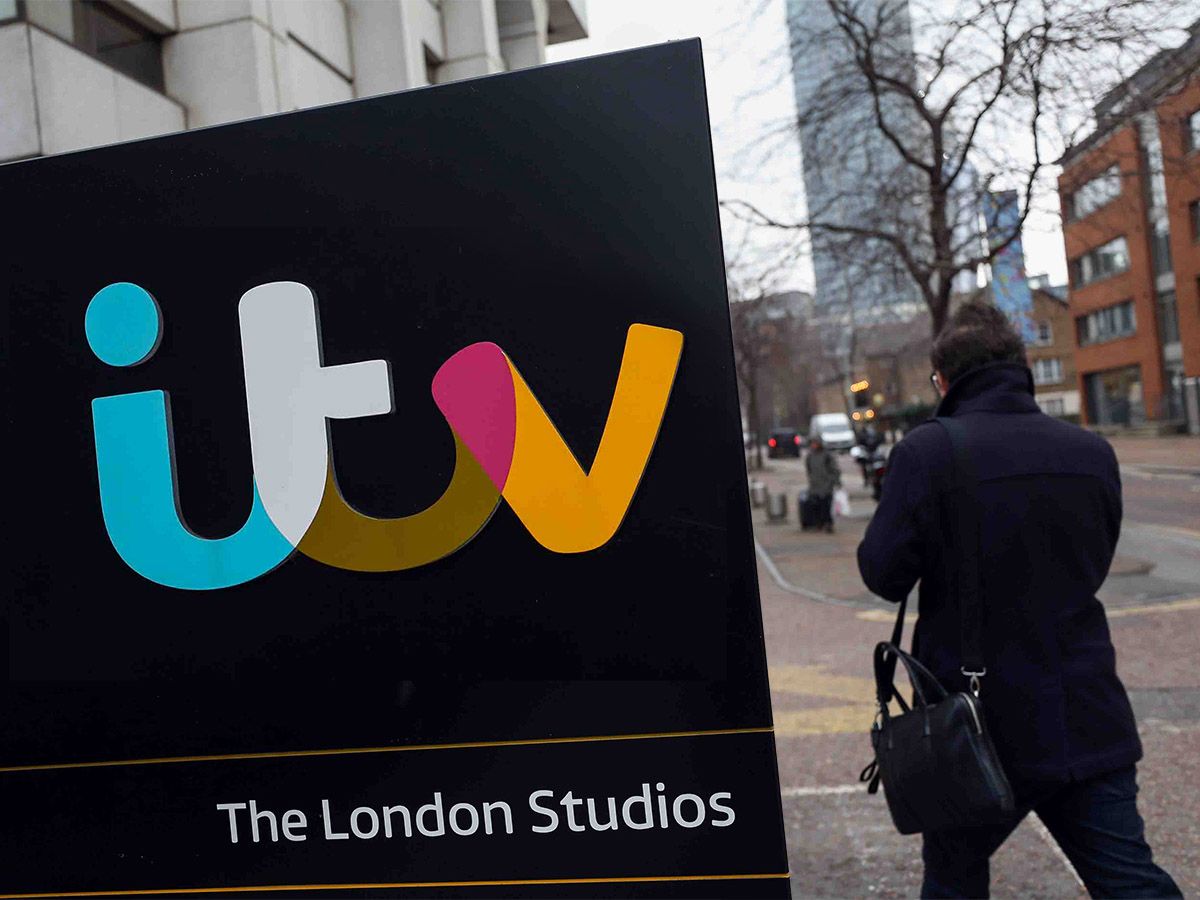 An ITV London Studios sign