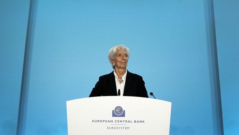 El desplome en los bancos llega a Europa y presiona al BCE: Lagarde intentará calmar al mercado aunque suba +50 pb hasta +3,50%