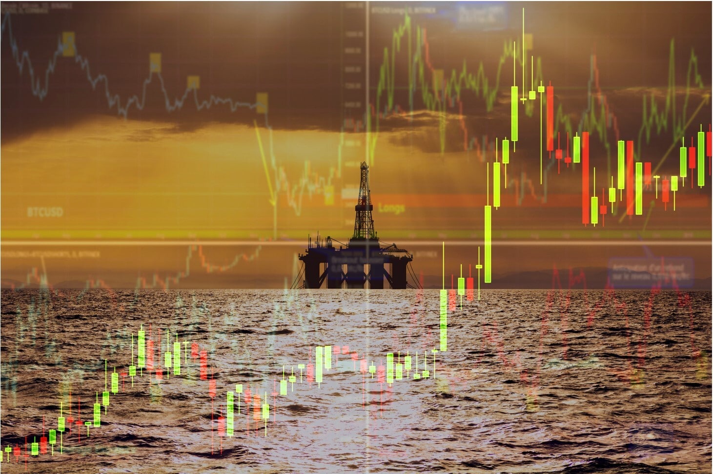 Trading on the Mark offer a revised bearish path for Brent crude oil and gold.