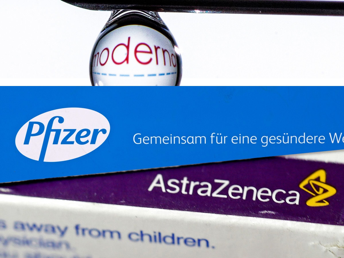 How AstraZeneca, Moderna and Pfizer’s share prices are racing ahead