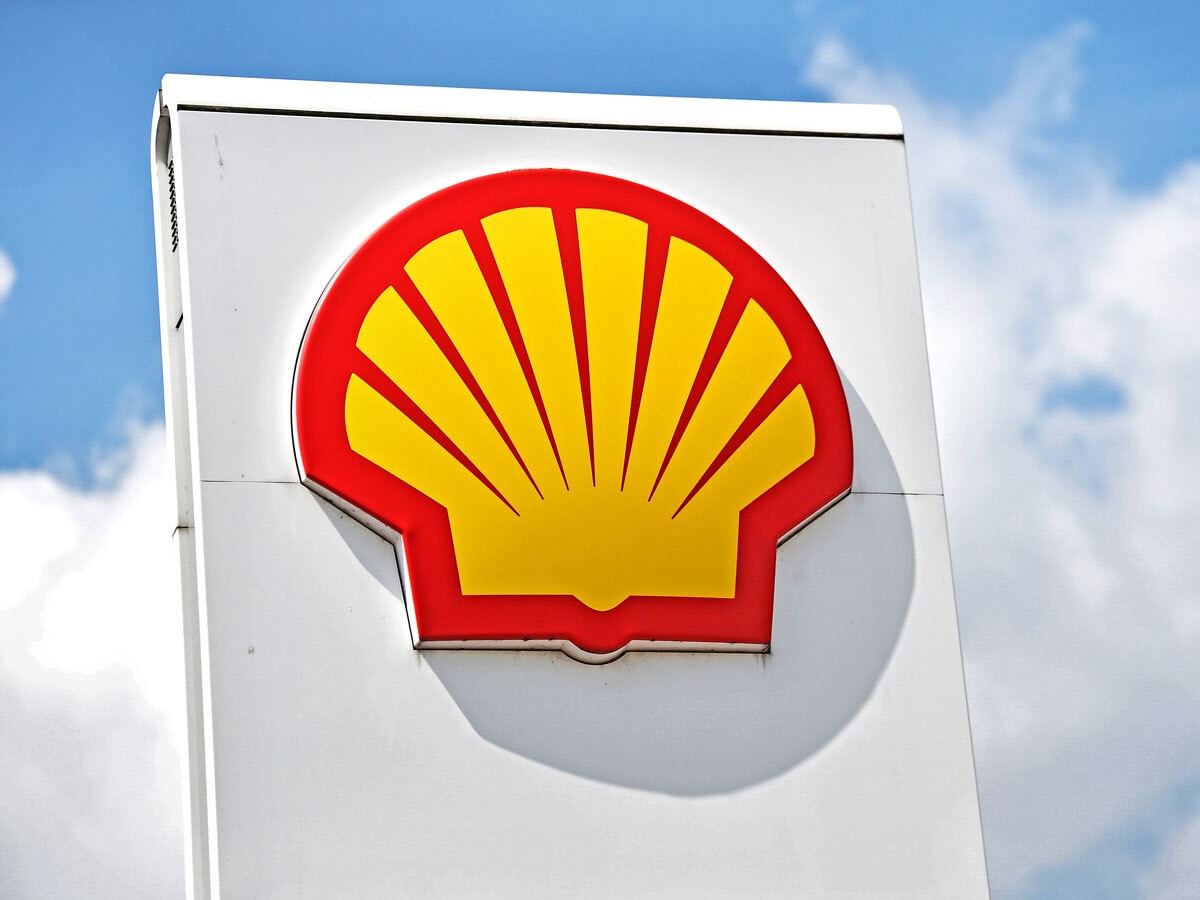 Shell share price: a close-up of the Shell logo