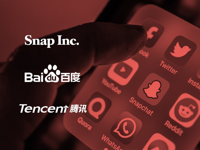 Can Snap, Tencent and Baidu shares beat the social media slump?