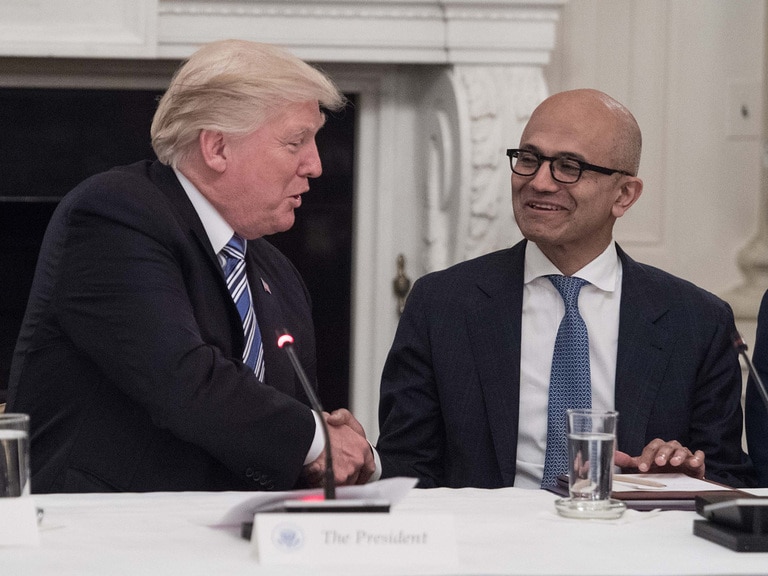 Trump + Musk + Nadella