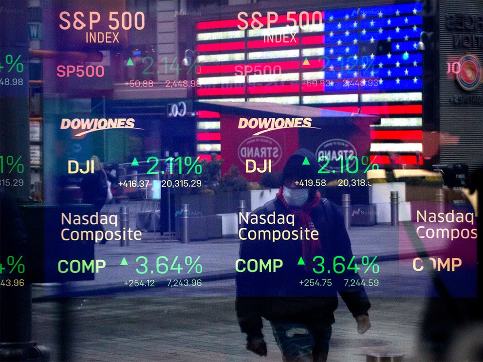 Us stock market today