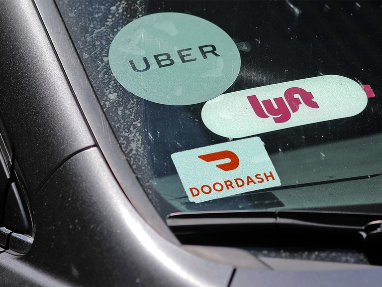Uber, Lyft and DoorDash share prices shed $9bn in value