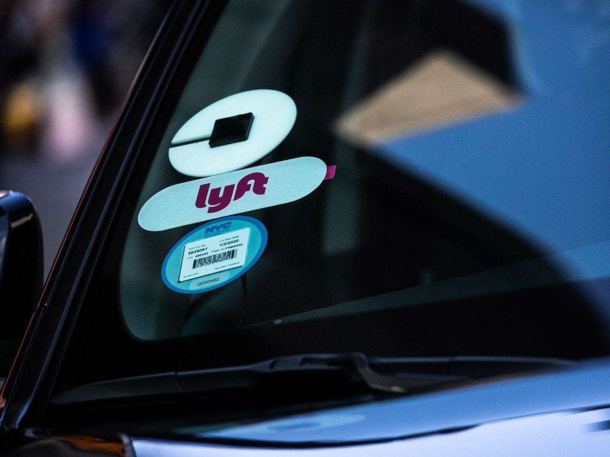 How will Uber and Lyft's share prices fare against the state of California?