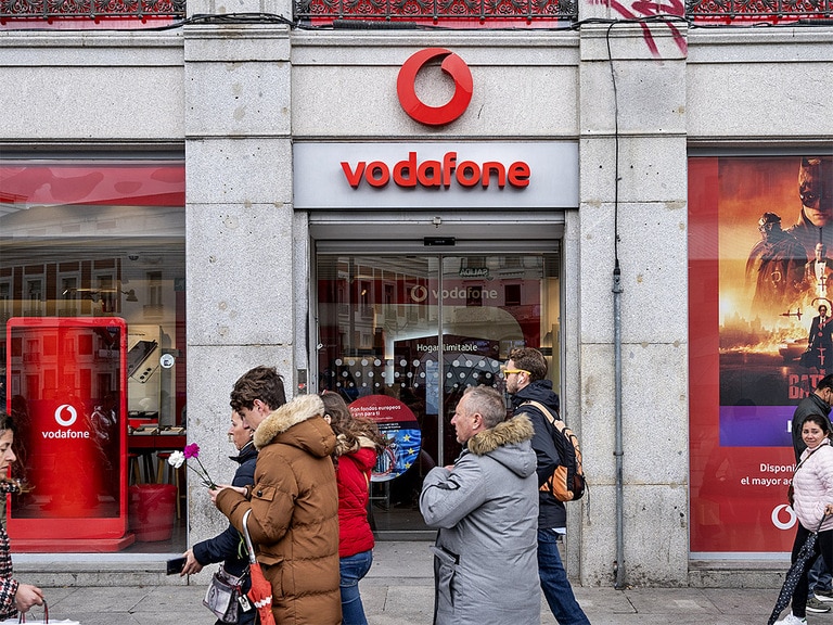 Vodafone share price trends lower ahead of full-year results