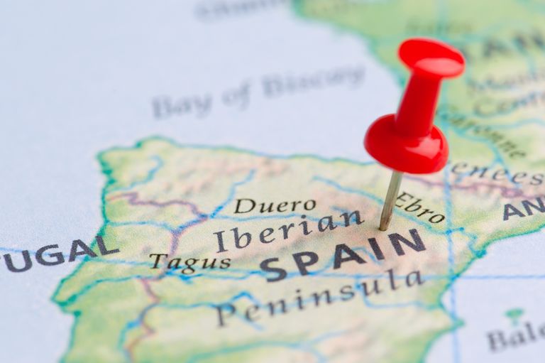 spain spanish map