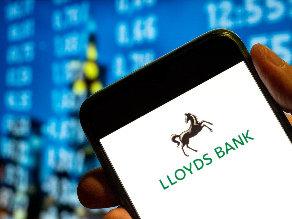Lloyds Banking App on a mobile phone