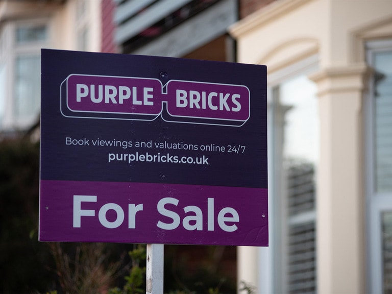 Why was real estate disruptor Purplebricks put up for sale?