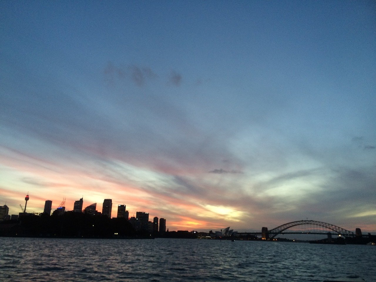 sydney harbour and opera house