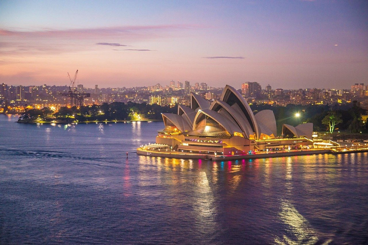 Sydney opera house and harbour